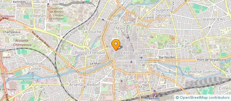 localisation de l'entreprise SCI CAEN  RENNES