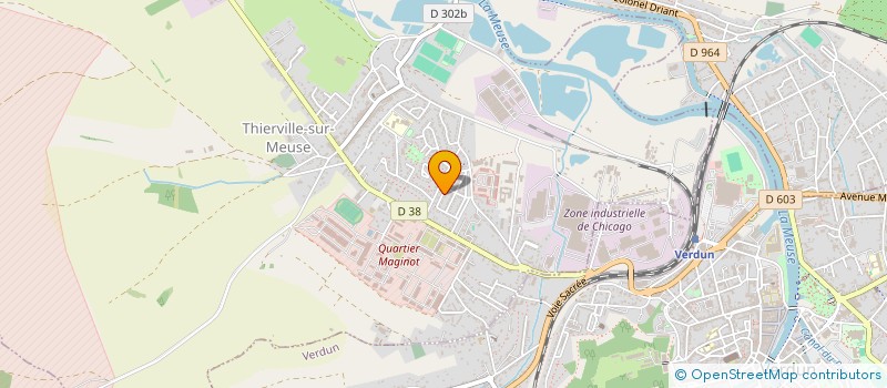 localisation de l'entreprise SCI CAEN 60  THIERVILLE-SUR-MEUSE