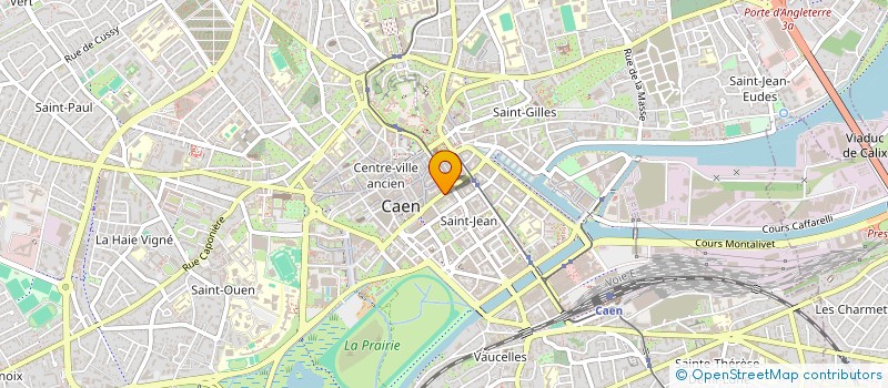 localisation de l'entreprise SCI CAEN BERNIERES  CAEN