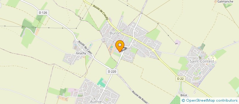 localisation de l'entreprise SCI CAEN FD à SAINT-CONTEST