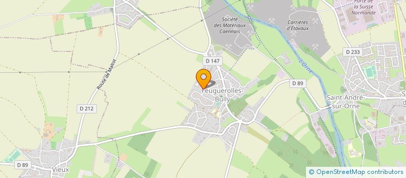 localisation de l'entreprise SCI CAEN-LIMA  FEUGUEROLLES-BULLY