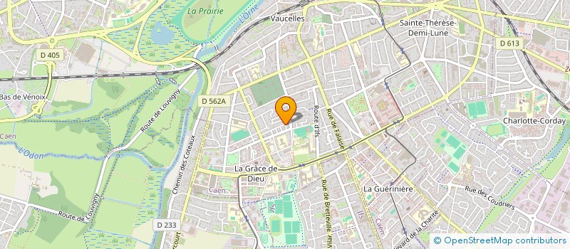 localisation de l'entreprise SCI CAEN RUE DES TULIPES  FLEURY-SUR-ORNE