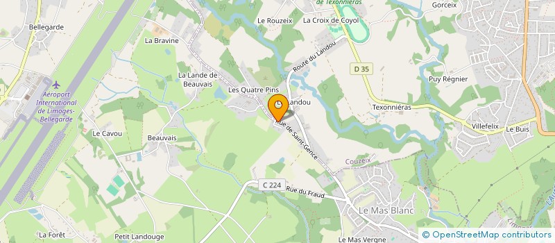 localisation de l'entreprise SCI CAESARODUNUM à LIMOGES