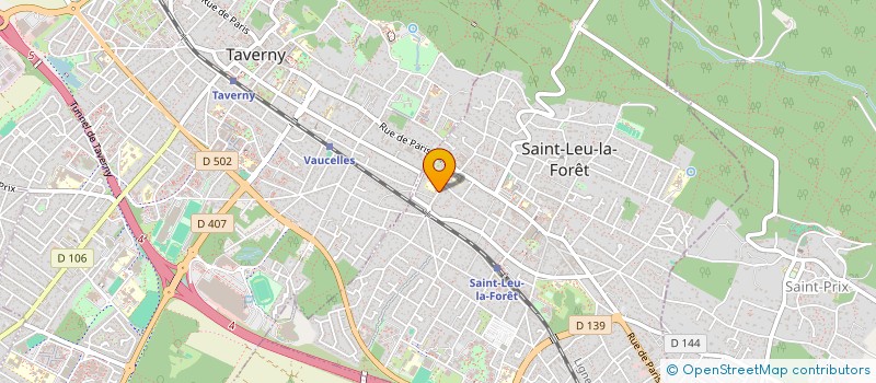 localisation de l'entreprise SCI CAESCOAC  SAINT-LEU-LA-FORET