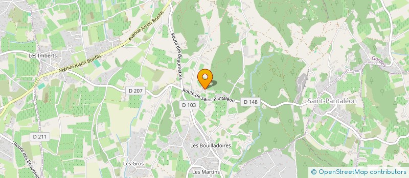 localisation de l'entreprise SCI CAET IMMOBILIER  GORDES