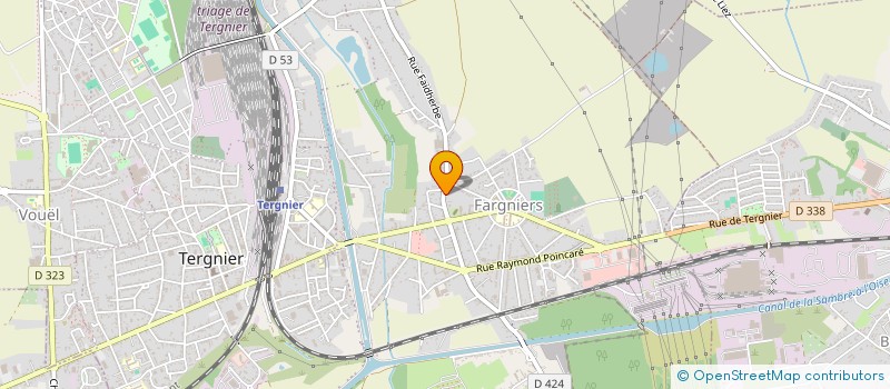 localisation de l'entreprise SCI CAETANO  TERGNIER