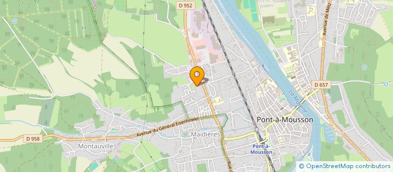 localisation de l'entreprise SCI CAETANO MENDES  PONT-A-MOUSSON