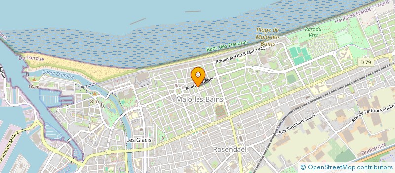 localisation de l'entreprise SCI CAFA à DUNKERQUE