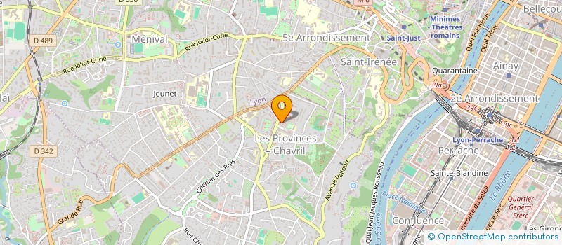 localisation de l'entreprise SCI CAFA  SAINTE-FOY-LES-LYON