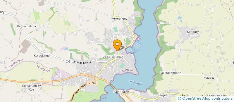 localisation de l'entreprise SCI CAFA  LEZARDRIEUX