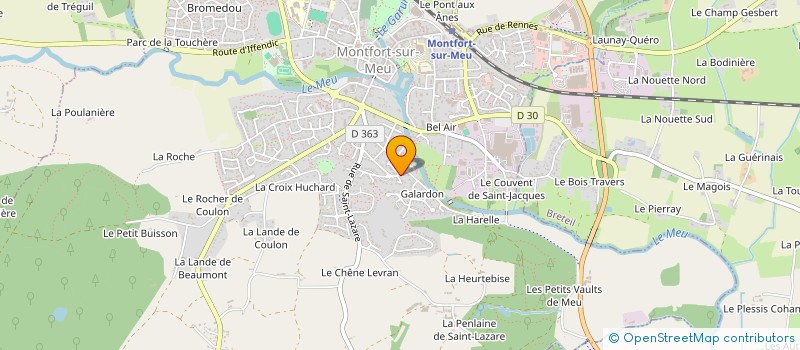 localisation de l'entreprise SCI CAFARELLI  MONTFORT-SUR-MEU