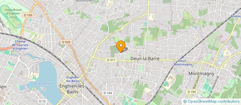 localisation de l'entreprise SCI CAFE  DEUIL-LA-BARRE