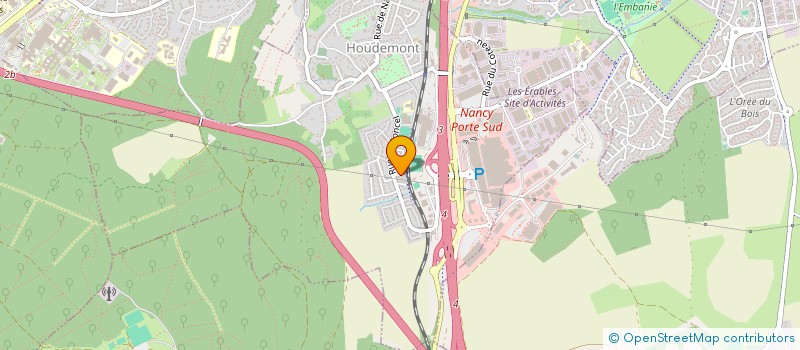 localisation de l'entreprise SCI CAFE  HOUDEMONT