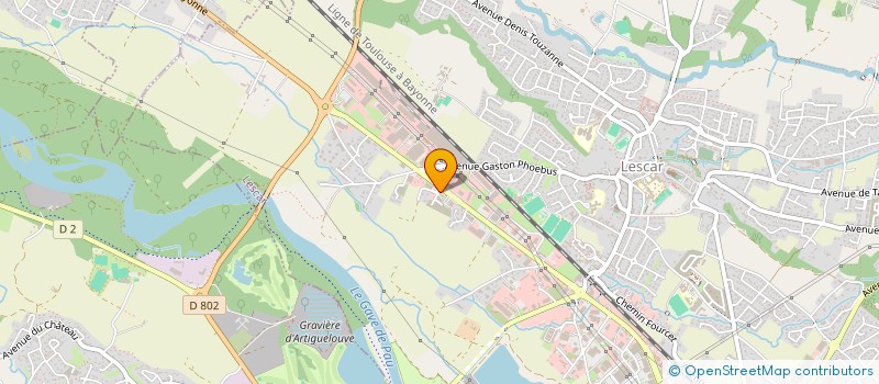 localisation de l'entreprise SCI CAFE BERLANNE  LESCAR