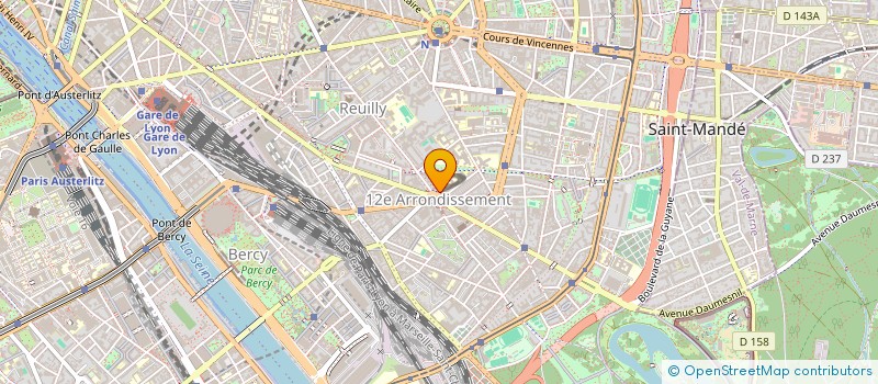 localisation de l'entreprise SCI CAFE BRASSERIE DES DEUX PALAIS  PARIS