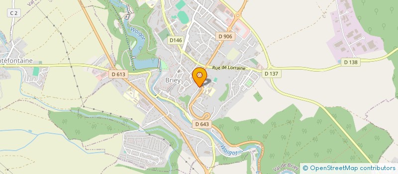 localisation de l'entreprise SCI CAFE DE LA PLACE  VAL DE BRIEY