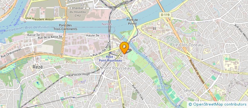 localisation de l'entreprise SCI-CAFE DES NEGOCIANTS  REZE