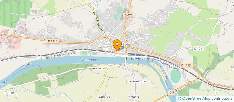 localisation de l'entreprise SCI CAFE DU MIDI  PONDAURAT