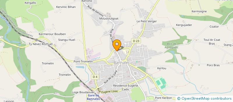 localisation de l'entreprise SCI CAFE DU STADE  SAINT-THURIEN