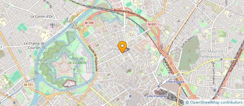 localisation de l'entreprise SCI CAFE ET CROISSANTS à LILLE