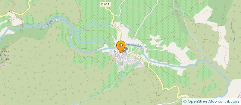 localisation de l'entreprise SCI CAFE SIX  PAZIOLS