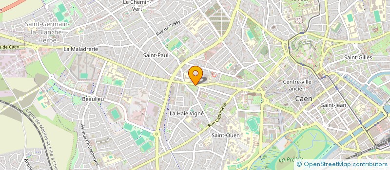 localisation de l'entreprise SCI CAFELO à CAEN
