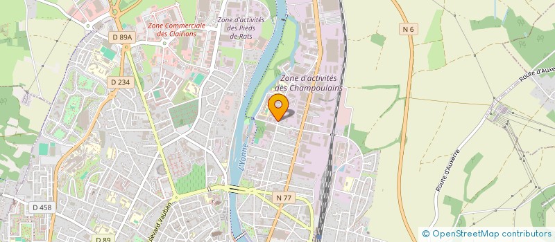 localisation de l'entreprise SCI CAFEM à AUXERRE