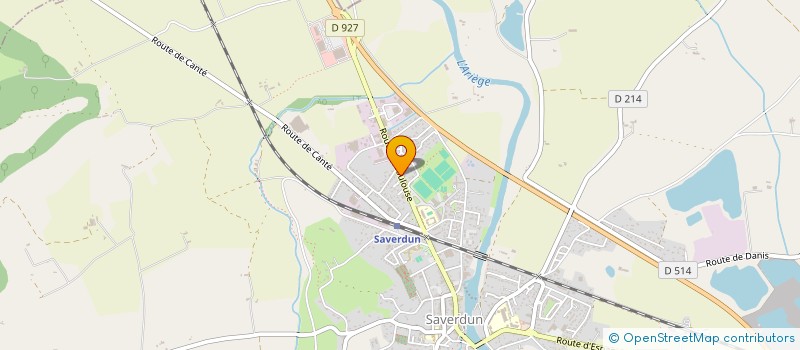 localisation de l'entreprise SCI CAFER à SAVERDUN