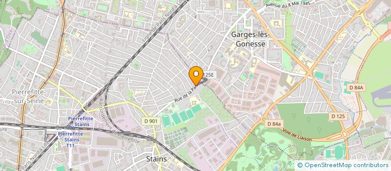 localisation de l'entreprise SCI CAFF à STAINS