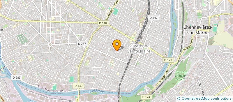 localisation de l'entreprise SCI CAFFIN à SAINT-MAUR-DES-FOSSES