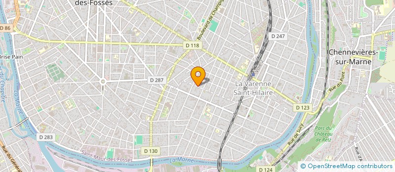 localisation de l'entreprise SCI CAFFIN à SAINT-MAUR-DES-FOSSES