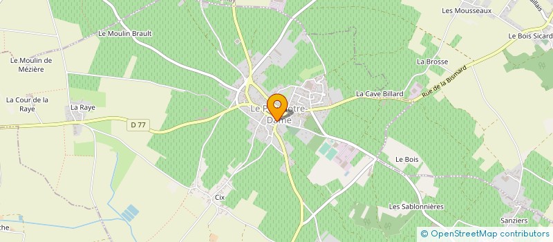 localisation de l'entreprise SCI CAFI  LE PUY-NOTRE-DAME