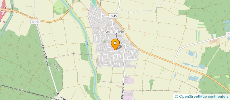 localisation de l'entreprise SCI CAFIMAB  ANDOLSHEIM