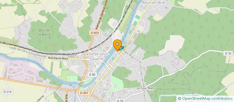 localisation de l'entreprise SCI CAFLOCA  LA FERTE-SOUS-JOUARRE