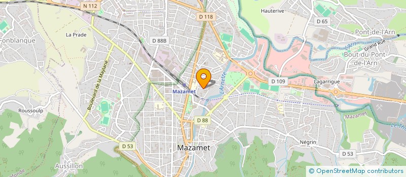 localisation de l'entreprise SCI CAFOCH à MAZAMET