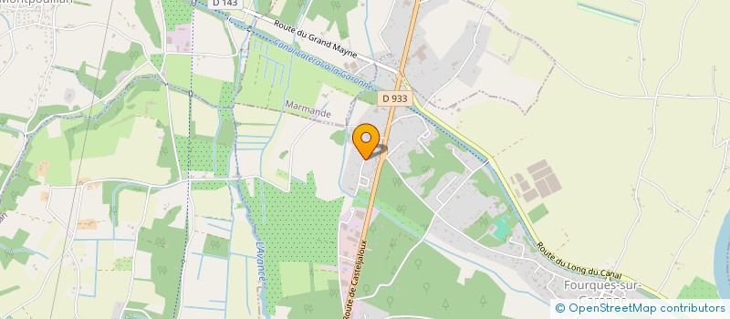 localisation de l'entreprise SCI CAFOU  FOURQUES-SUR-GARONNE