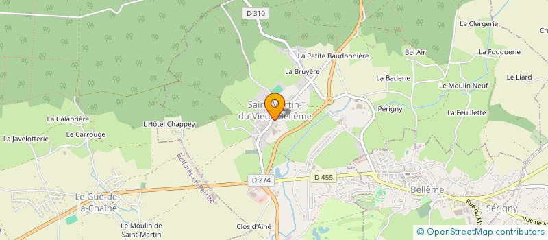 localisation de l'entreprise SCI CAFR à LA CHAPELLE-SOUEF