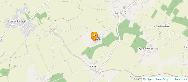 localisation de l'entreprise SCI CAFRA  LORIGNE