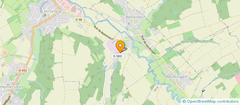 localisation de l'entreprise SCI CAFRAC  HIRSINGUE