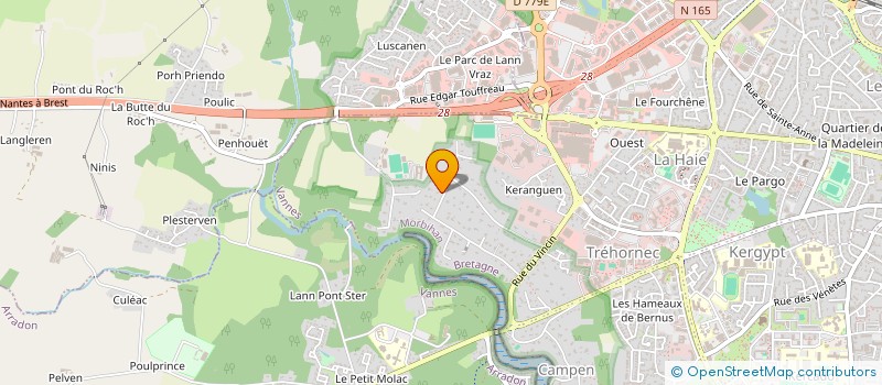 localisation de l'entreprise SCI CAGAMA à VANNES