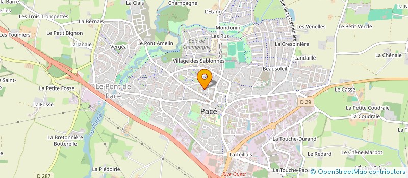 localisation de l'entreprise SCI CAGANELANN à PACE