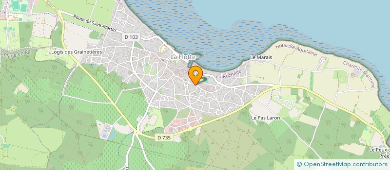 localisation de l'entreprise SCI CAGAT  LA FLOTTE