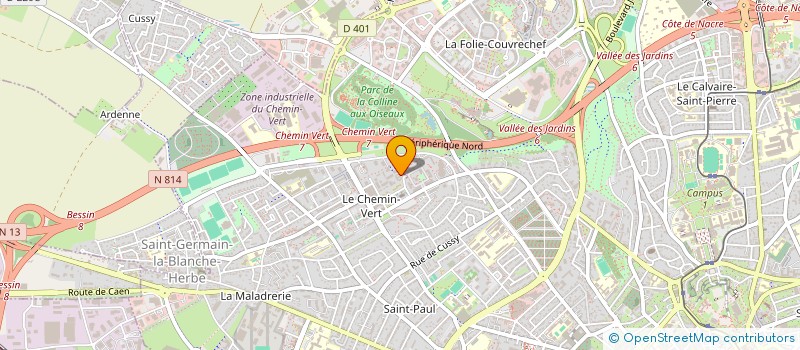 localisation de l'entreprise SCI CAGAYOUS à CAEN