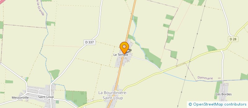 localisation de l'entreprise SCI CAGE BATI à LA BOURDINIERE-SAINT-LOUP