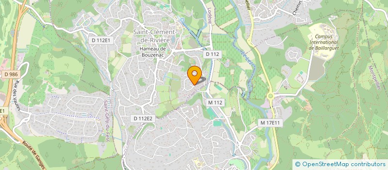 localisation de l'entreprise SCI CAGE LANDY  SAINT-CLEMENT-DE-RIVIERE