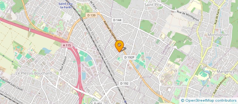 localisation de l'entreprise SCI CAGEART à SAINT-PRIX