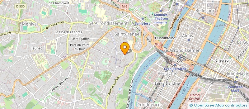 localisation de l'entreprise SCI CAGEVA  LYON