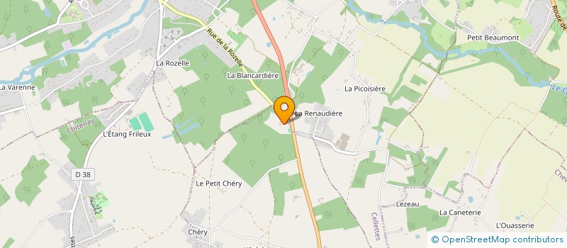 localisation de l'entreprise SCI CAGI  CORMERAY