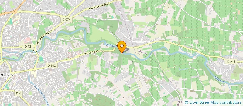 localisation de l'entreprise SCI CAGICA  CARPENTRAS