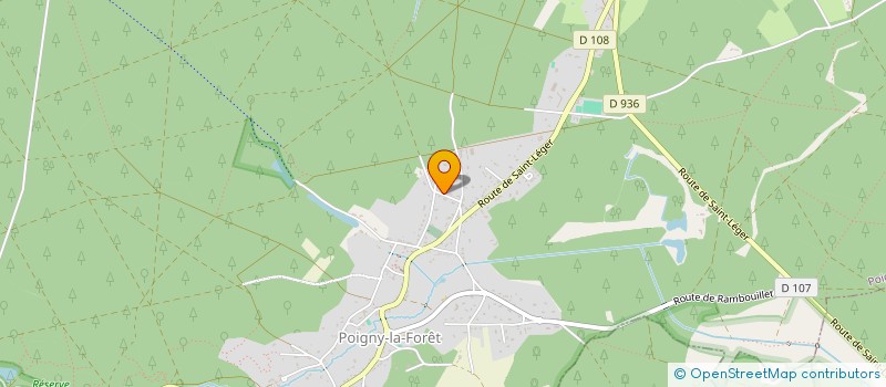 localisation de l'entreprise SCI CAGIL  POIGNY-LA-FORET